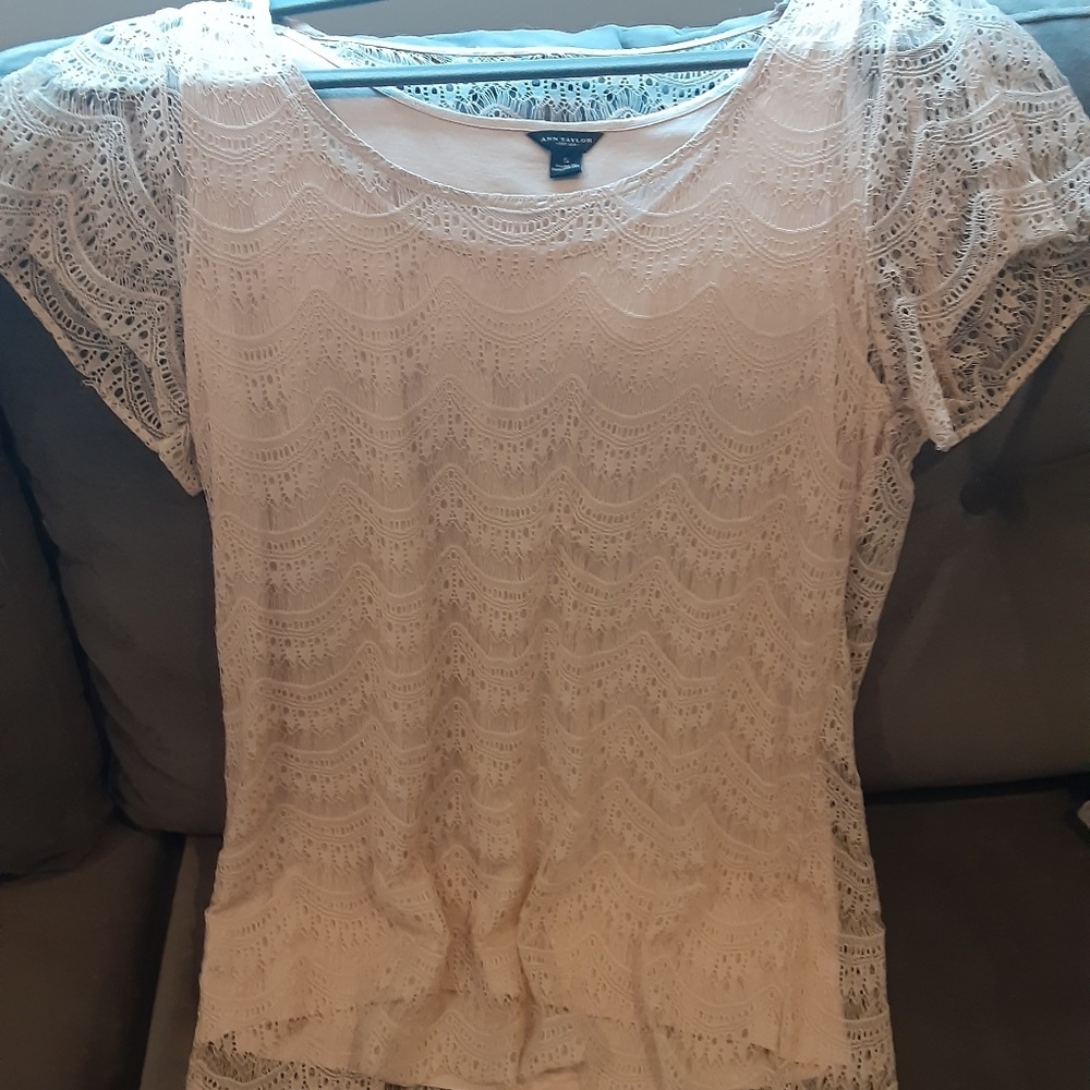 AnnTaylor lace top